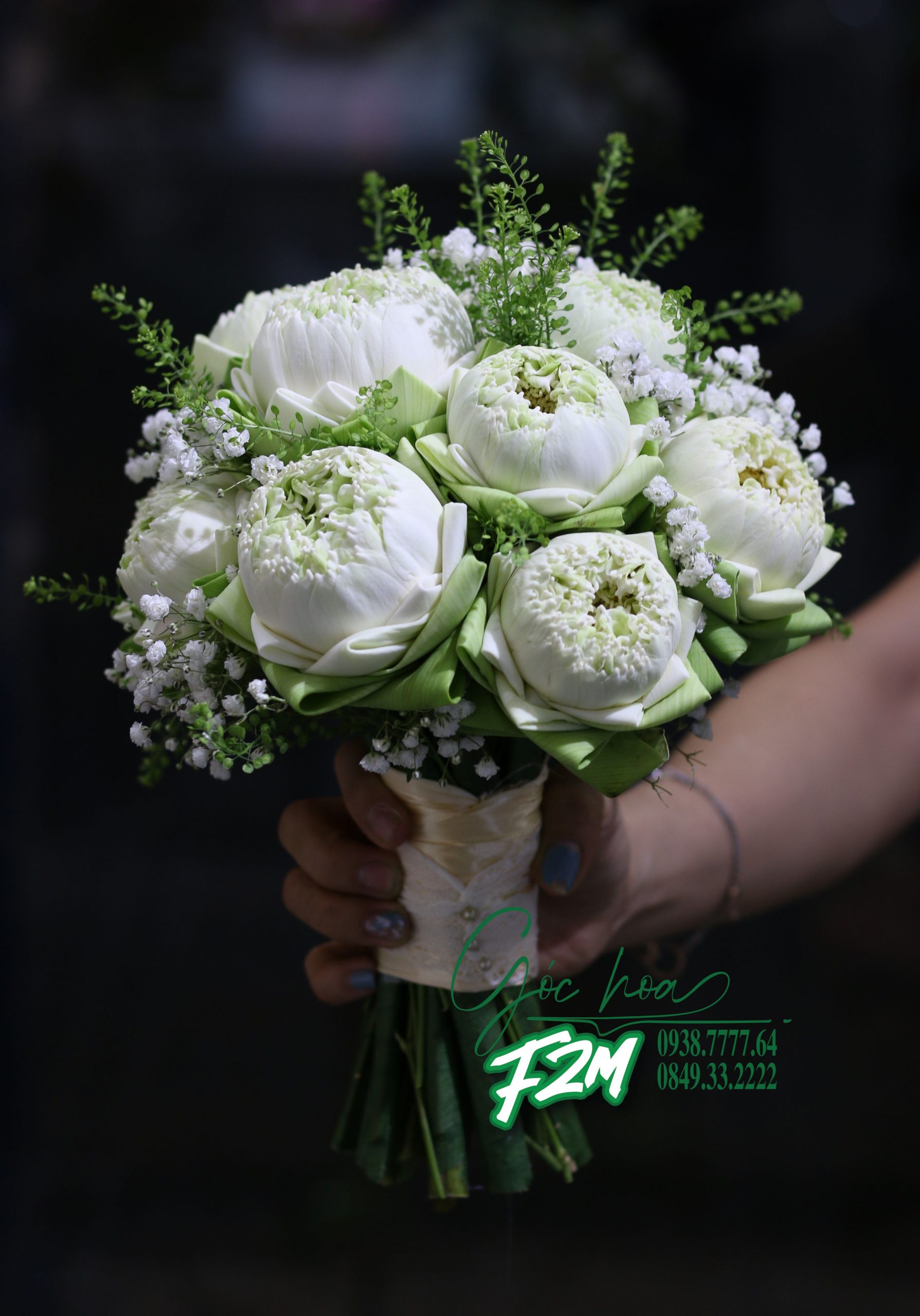 Hoa cầm tay cô dâu, hoa cưới, hoa cho ngày trọng đại,